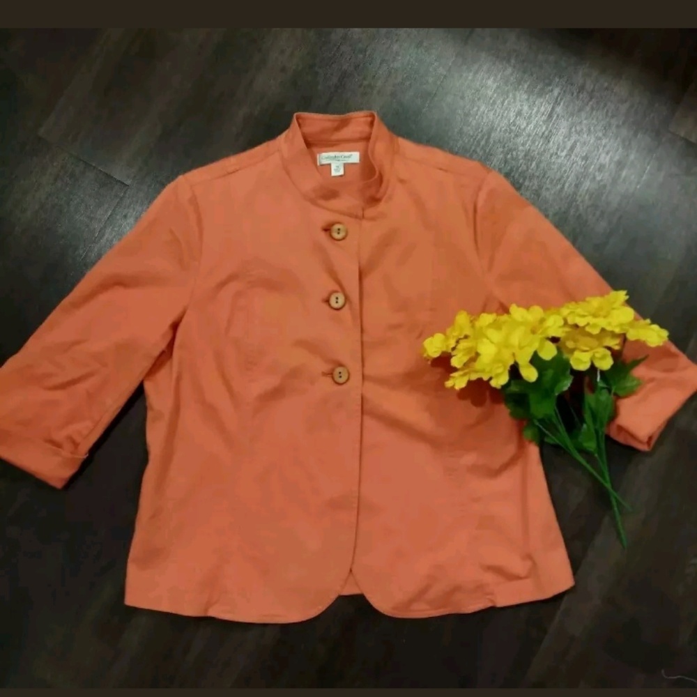 Coldwater creek chinese jacket size 14